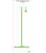 5S Shadow board, versione da parete, H 2000 x B 750 mm