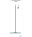 5S Shadow board, versione da parete, H 2000 x B 750 mm