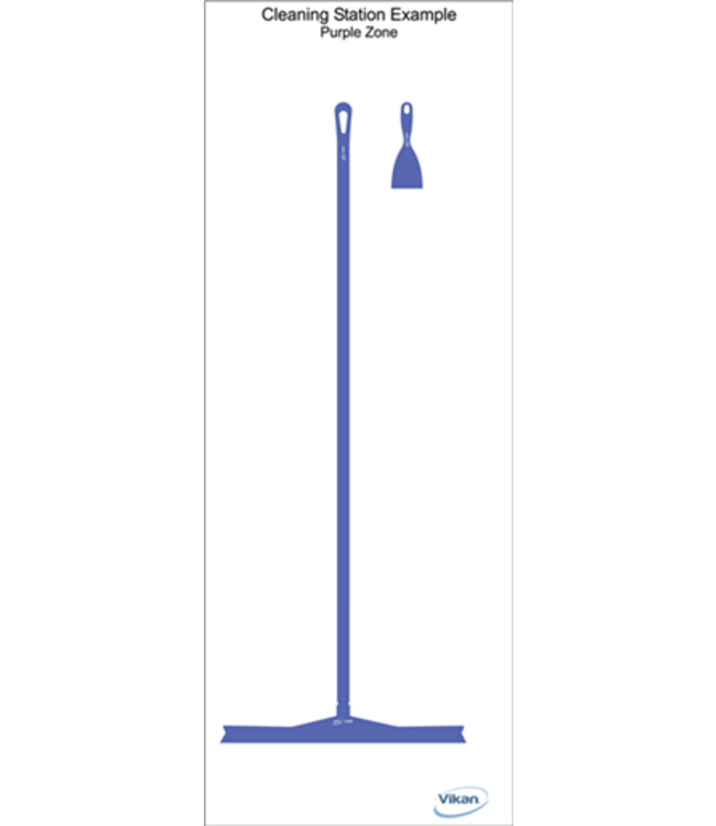 5S Shadow board, versione da parete, H 2000 x B 750 mm