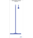 5S Shadow board, versione da parete, H 2000 x B 750 mm