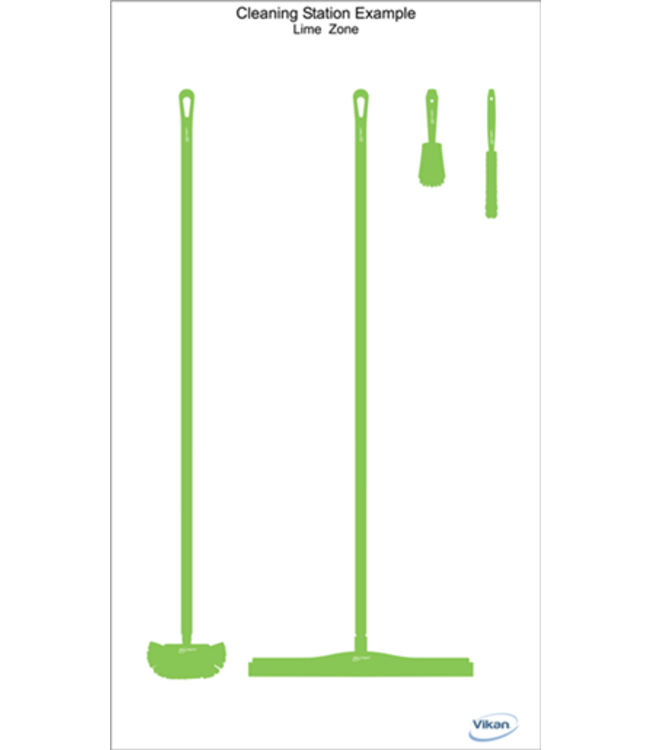 5S Shadow board, versione da parete, H 2000 x B 1150 mm