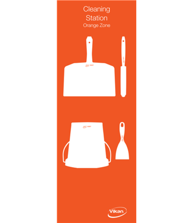 5S Shadow board, version mural, H 1200 x B 400 mm