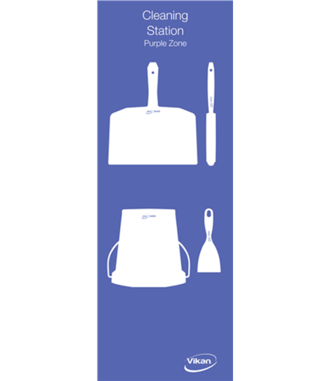 Vikan 5S Shadow board, version mural, H 1200 x L 400 mm