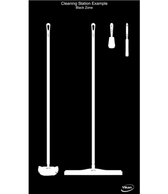 5S Shadow board, versione da parete, H 2000 x B 1150 mm