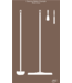 5S Shadow board, versione da parete, H 2000 x B 1150 mm