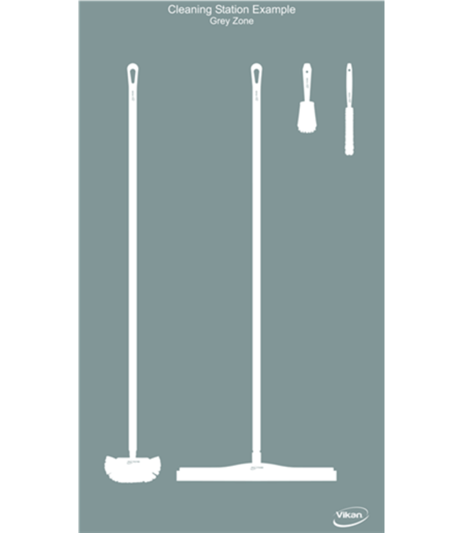 5S Shadow board, version mural, H 2000 x B 1150 mm