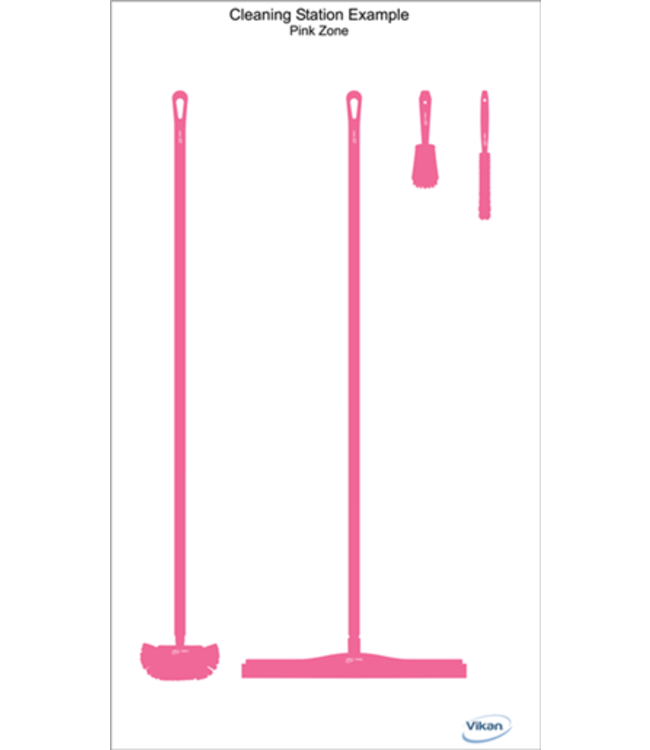 5S Shadow board, version mural, H 2000 x B 1500 mm