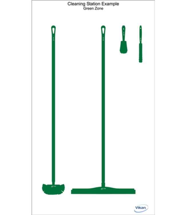 5S Shadow board, versione da parete, H 2000 x B 1500 mm