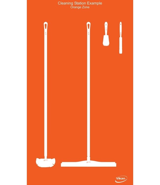 Vikan 5S Shadow board, versione da parete,  A 1990 x L 1500 mm