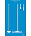 Vikan Hygiene Reinigungsgeräte Schattenwand, Wandmontage, H 2000 x B 1500 mm