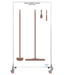 5S Shadow board unilaterale, versione mobile, H 2000 x B 1150 mm