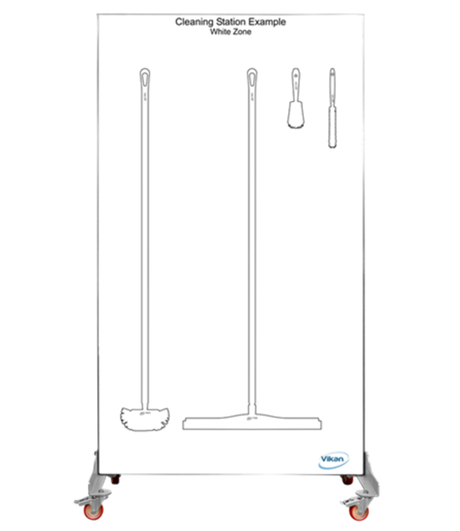 5S Schattenwand zweiseitig, fahrbar, H 2000 x B 1150 mm