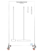 5S Shadow board, doppia faccia, versione mobile, H 2000 x B 1150 mm