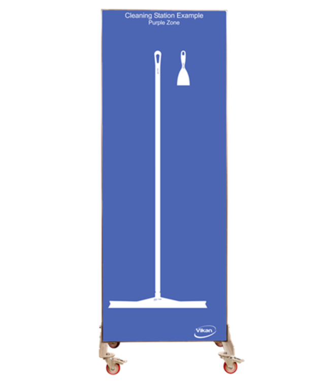 Vikan 5S Shadow board unilatéral, version mobile, H 1990 x L 730 mm