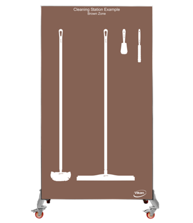 5S SShadow board unilaterale, versione mobile, H 2000 x B 1150 mm