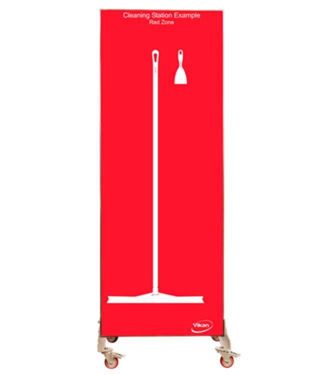 5S Schattenwand zweiseitig, fahrbar, H 1990 x B 730 mm