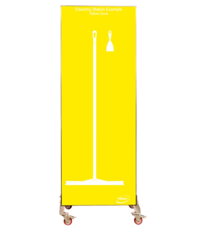 Vikan 5S Shadow board, double face, version mobile , H 1990 x L 730 mm