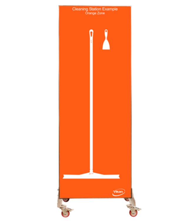 Vikan 5S Shadow board, doppia faccia, versione mobile, A 1990 x L 730 mm