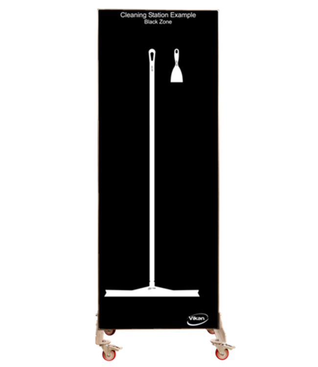 5S Shadow board, doppia faccia, versione mobile, H 2000 x B 750 mm