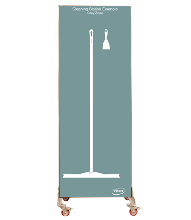 5S Shadow board, double face, version mobile , H 2000 x B 750 mm