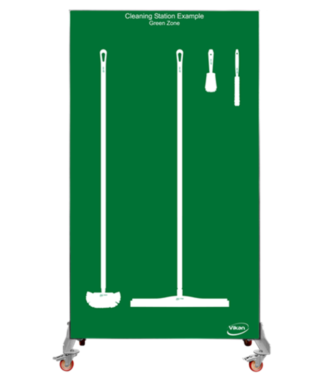Vikan 5S Shadow board, double face, version mobile , H 1990 x L 1150 mm