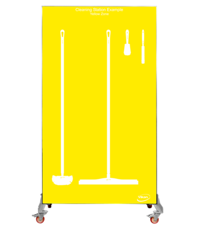 Vikan 5S Shadow board, double face, version mobile , H 1990 x L 1150 mm