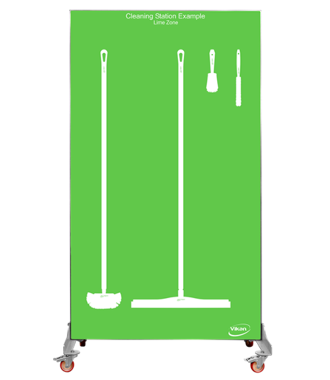 Vikan 5S Shadow board, double face, version mobile , H 1990 x L 1150 mm