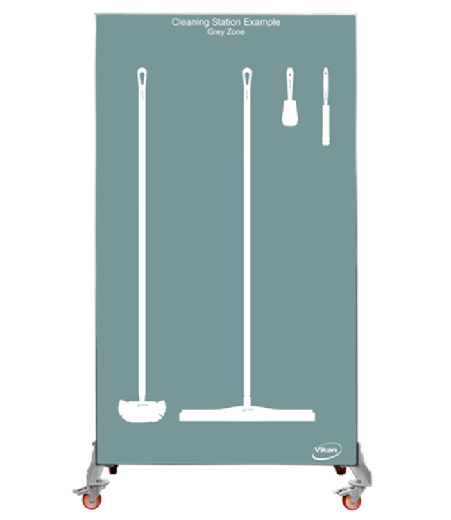 5S Shadow board, double face, version mobile , H 2000 x B 1150 mm