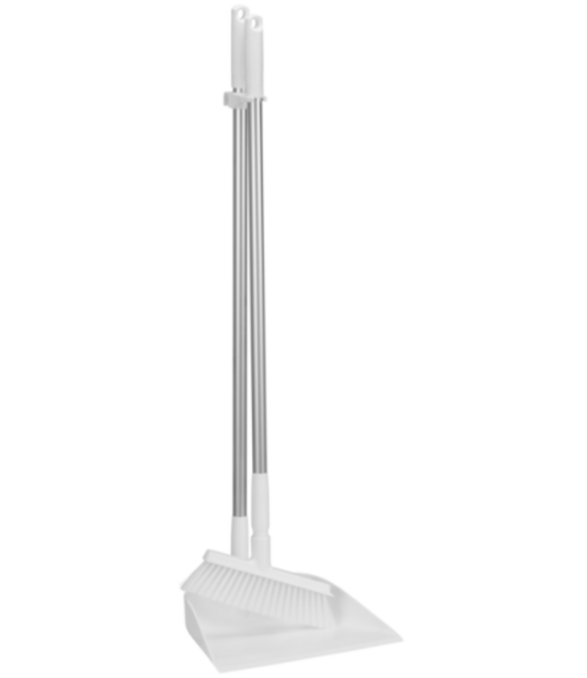 Vikan Pelle à poussière avec long manche et balai, 330 mm, Medium