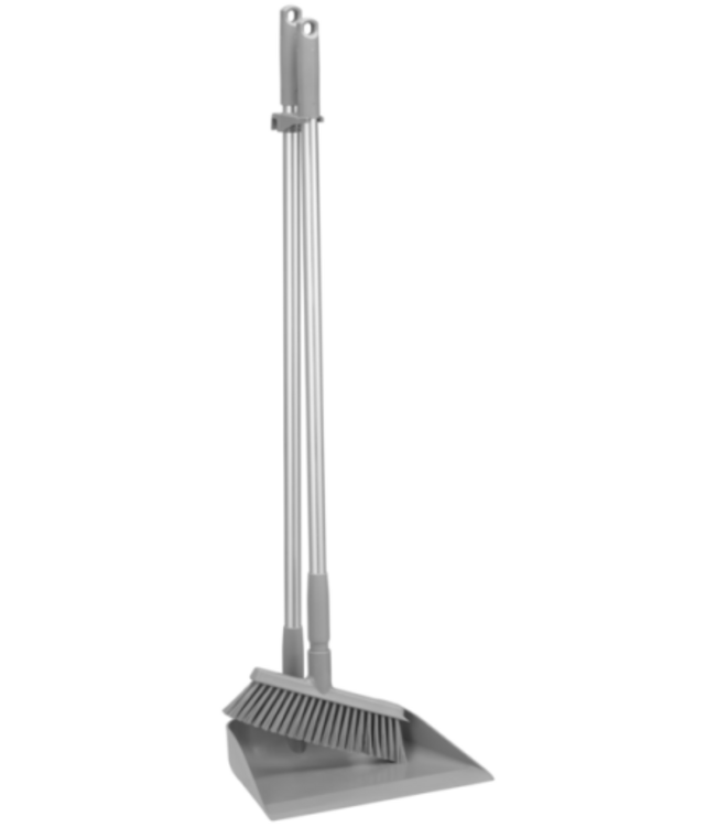 Vikan Pelle à poussière avec long manche et balai, 330 mm, Medium