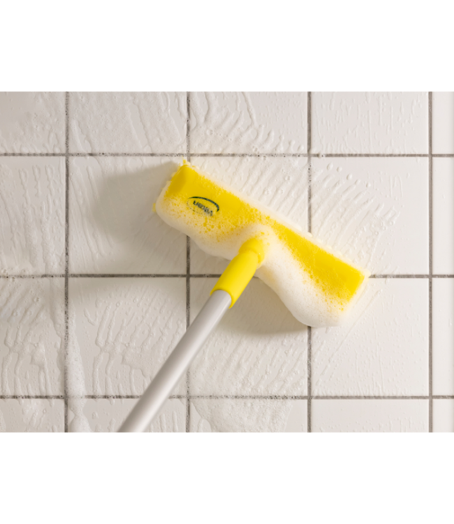 Vikan Spazzolone pavimenti con passaggio acqua, 270 mm, Molto duro