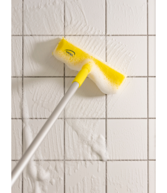 Vikan Spazzolone per pareti con passaggio acqua, 270 mm, Medio