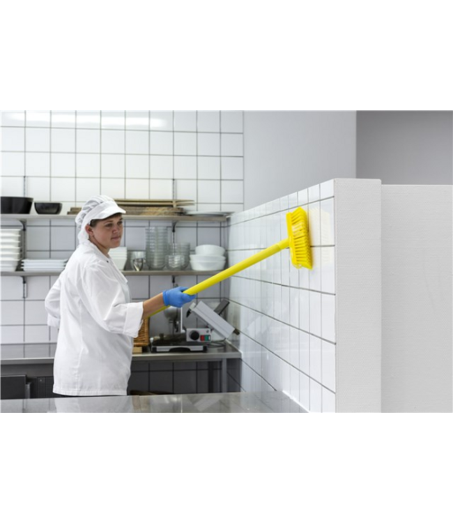 Vikan Spazzola compatta per pavimenti e piani di lavoro, 225 mm, Duro