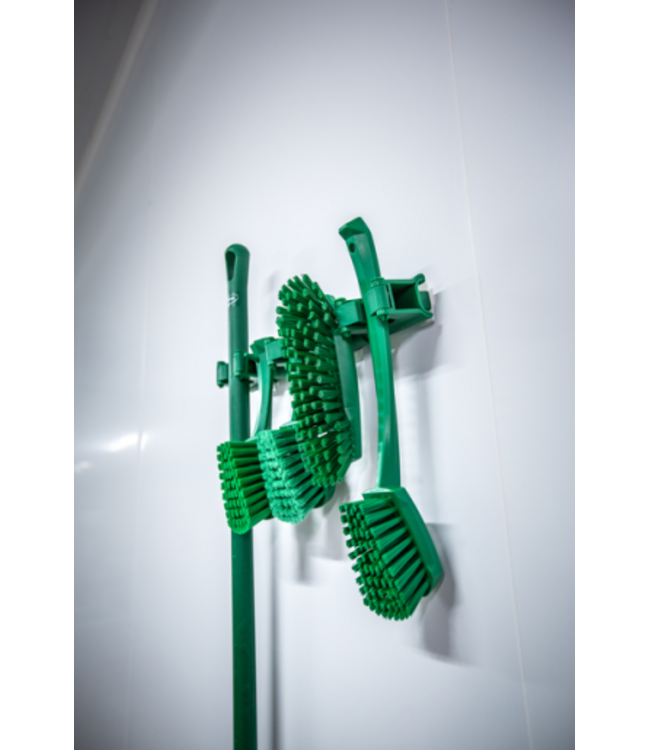 Vikan Brosse à main, manche court, 270 mm, Souple/fleuré