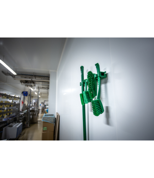 Vikan Brosse à main, manche long, 415 mm, Dur