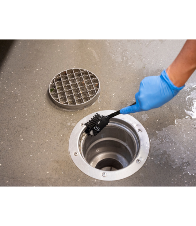 Vikan Spazzola per piatti con bordo per strofinare, 280 mm, Medio