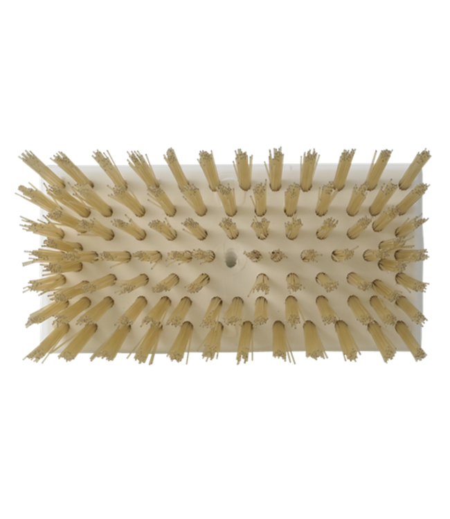 Vikan Handbürste mit hitzebeständigen Borsten, 150 mm, Extra hart, Weiss