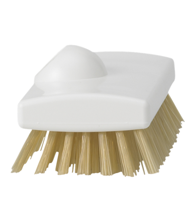 Vikan Brosse pour les grilles et plaques de cuisson chaudes, 150 mm, Très dur, Blanc