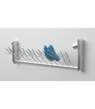 EDYSTAR Edelstahldraht Handschuhtrockner Wandversion mit Umluft