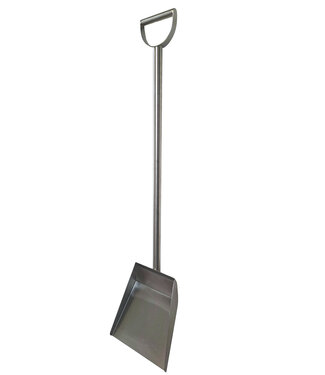 Behälter und Zubehöhr Pala con manico dritto, acciaio inossidabile V2A