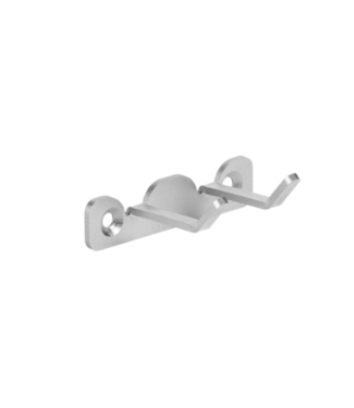 Vikan Hygiene Reinigungsgeräte Doppelter Edelstahlhaken für Schattenwand