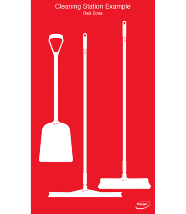 Vikan 5S Shadow board, version mural, H 1700 x L 980 mm