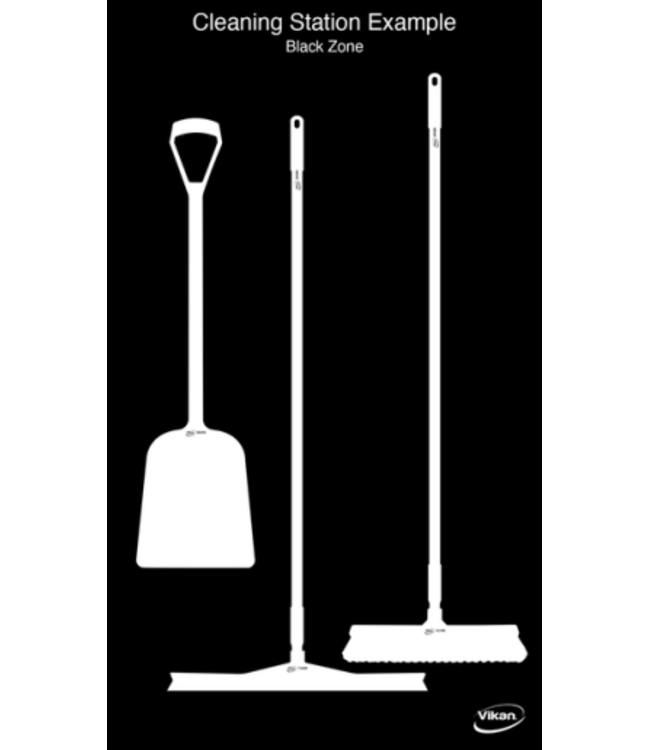 Vikan 5S Shadow board, version mural, H 1700 x L 980 mm