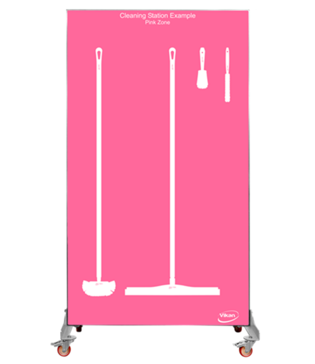 Vikan 5S SShadow board unilaterale, versione mobile, A 1990 x L 980 mm