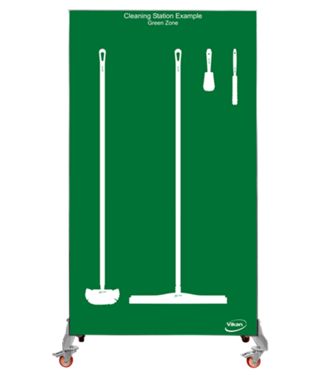 5S Schattenwand zweiseitig, fahrbar, H 1990 x B 980 mm
