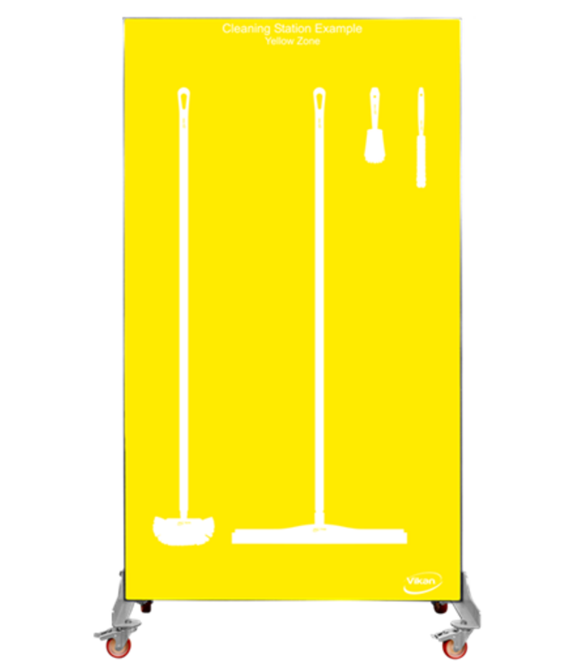 Vikan 5S Shadow board, double face, version mobile , H 1990 x L 980 mm