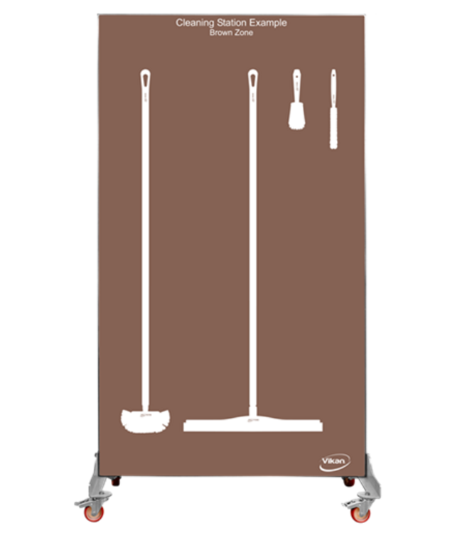 5S Schattenwand zweiseitig, fahrbar, H 1990 x B 980 mm