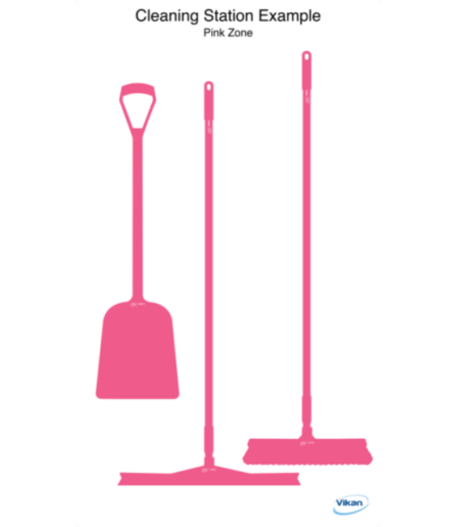 Vikan 5S Shadow board, version mural, H 1700 x L 980