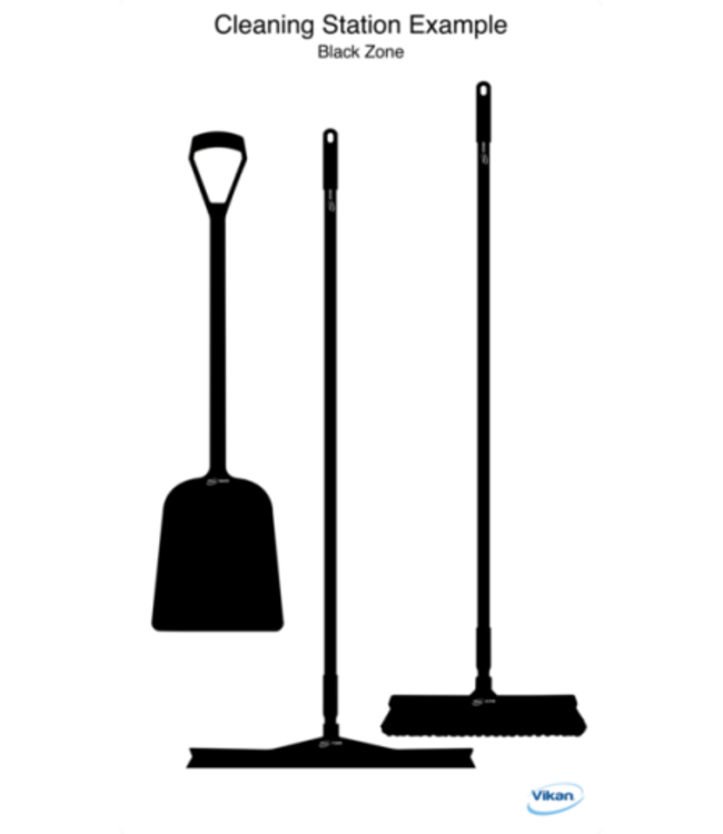 Vikan 5S Shadow board, version mural, H 1700 x L 980