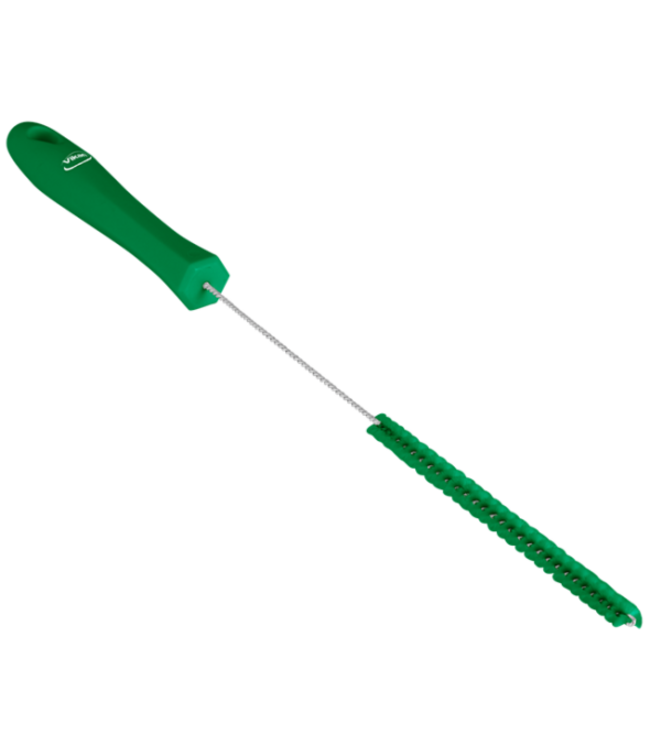 Vikan Rohrbürste mit Stiel, Ø9 mm, 375 mm, medium, Weiss